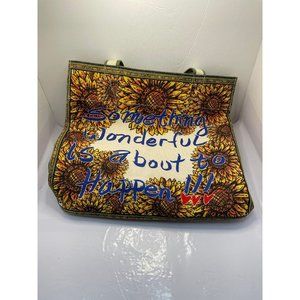 Brighton Spring Sunflower Canvas Tote